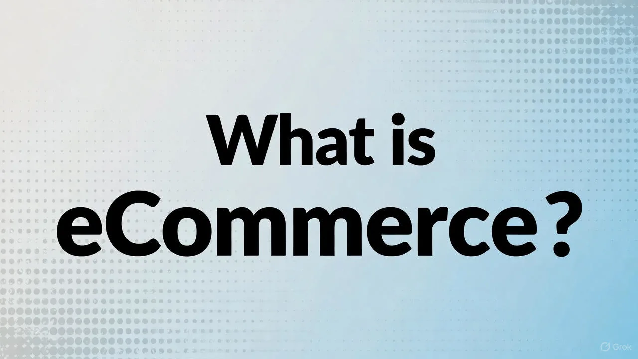 E-Commerce is the activity of electronically buying & selling products & services online.