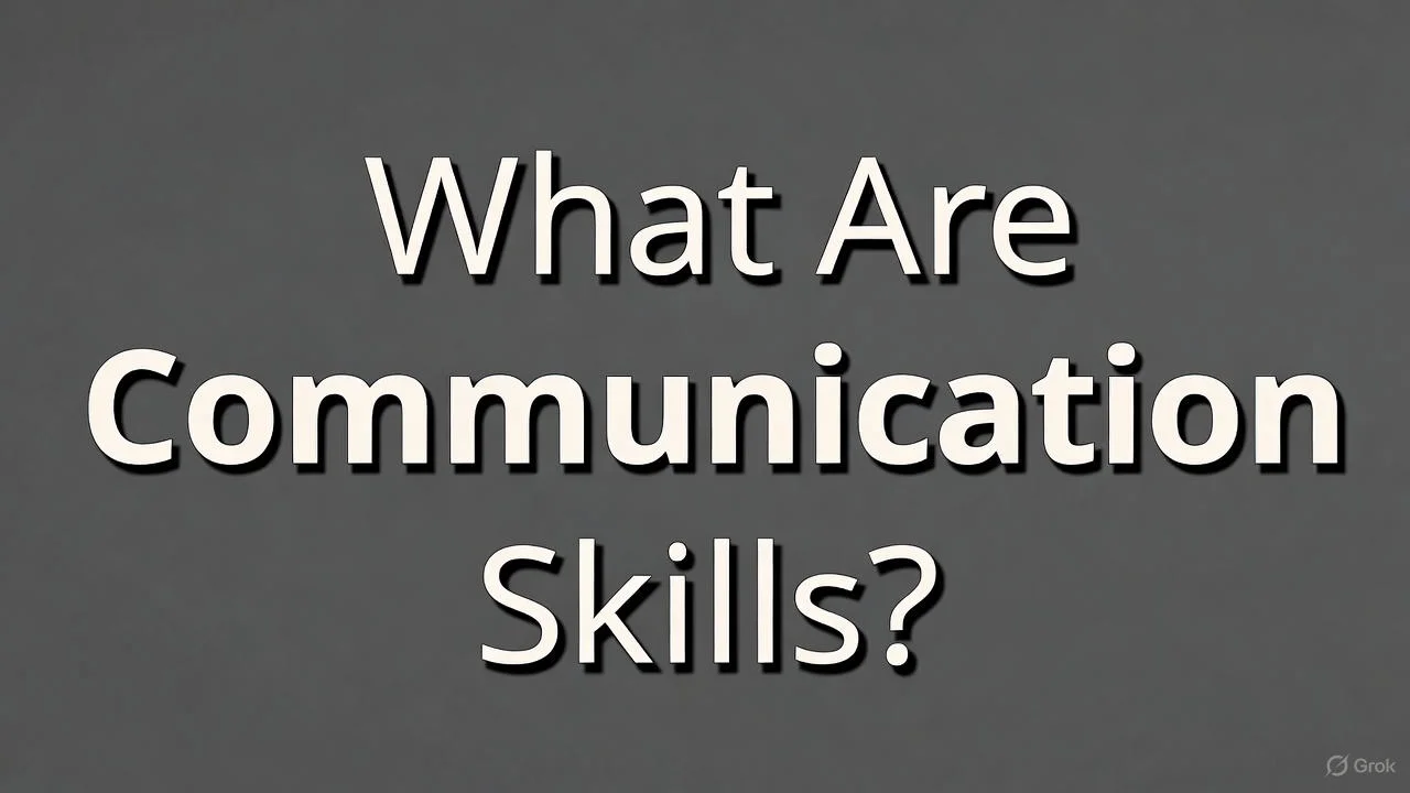 Communication skills refer to the ability to exchange information with others in a clear, effective, and respectful way.