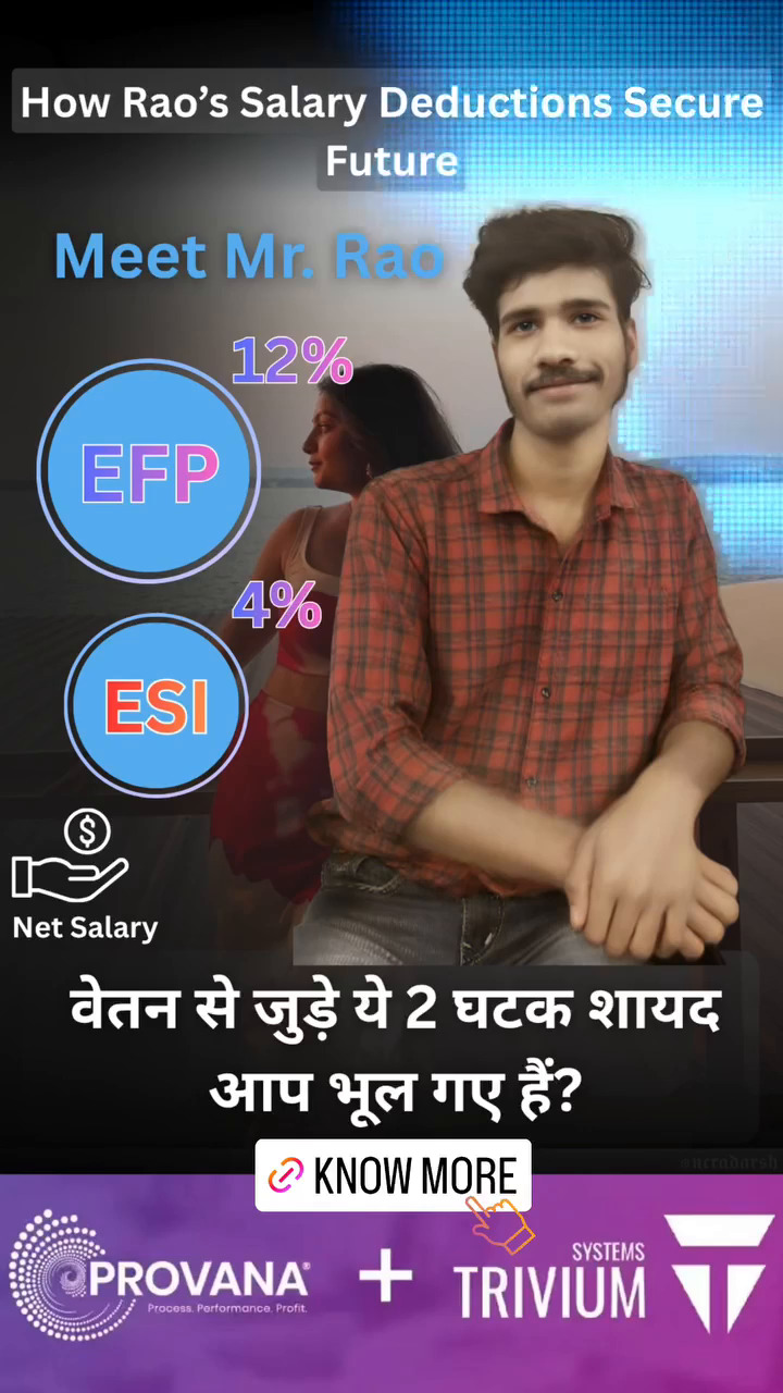 How Rao's Salary Deductions Secure His Future: EPF & ESI Explained